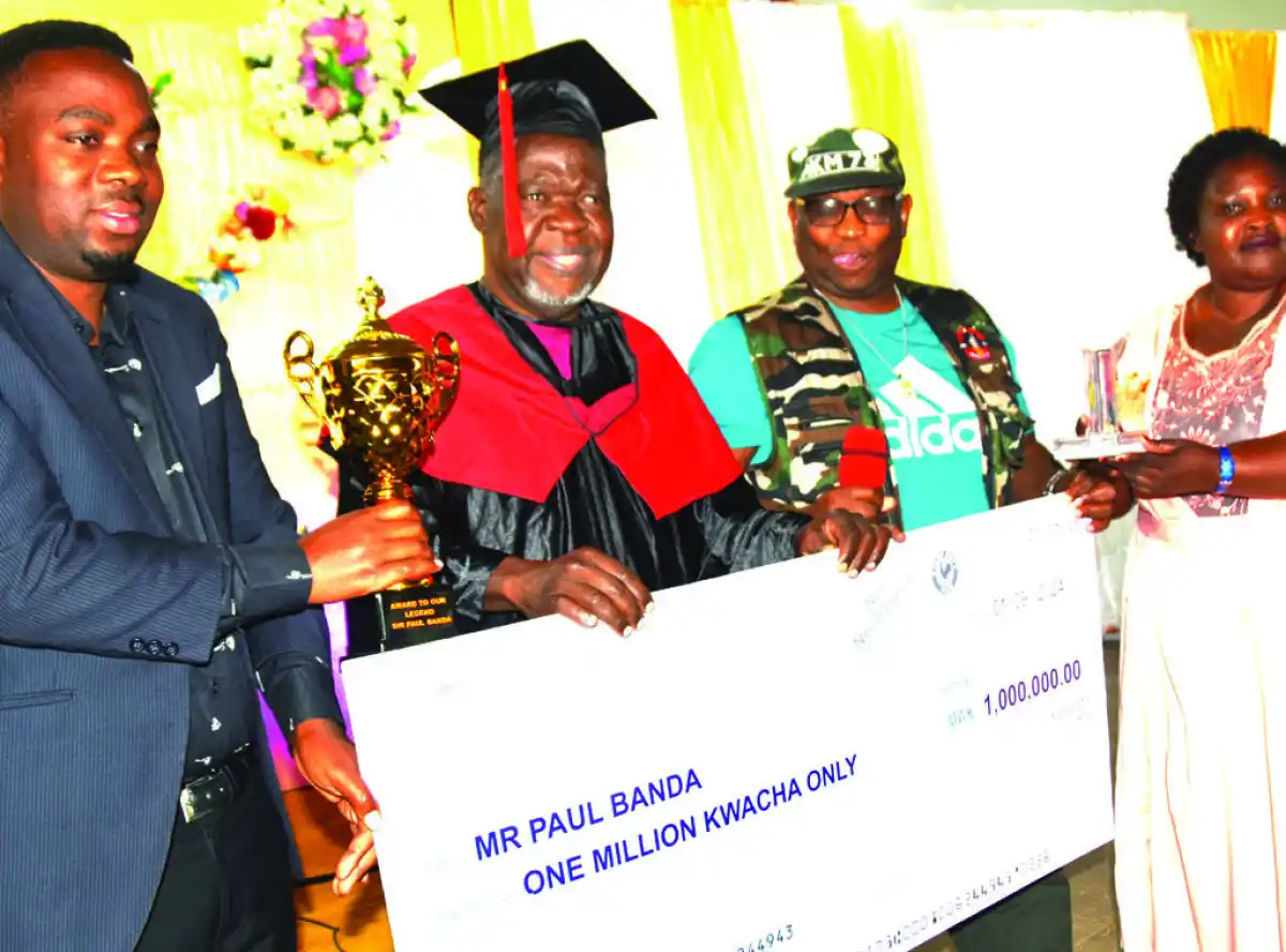 Paul Banda honoured-Malawi Musik