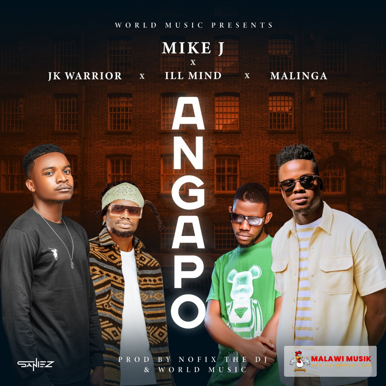 Mike J - Angapo ft JK Warrior x ILL Mind x Malinga (Prod. Nofix The Dj & World Music)